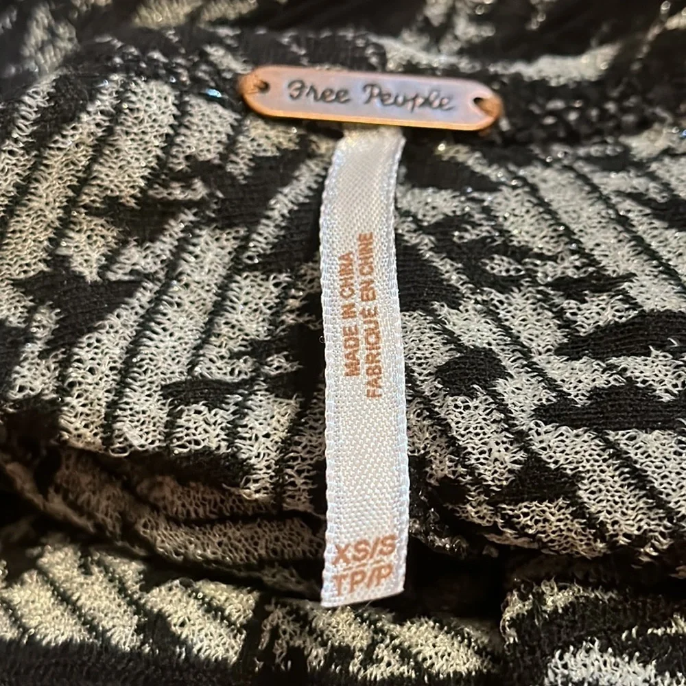 Free People Tapestry Fringe Kimono Cardigan Boho Whimsigoth Festival XS/S